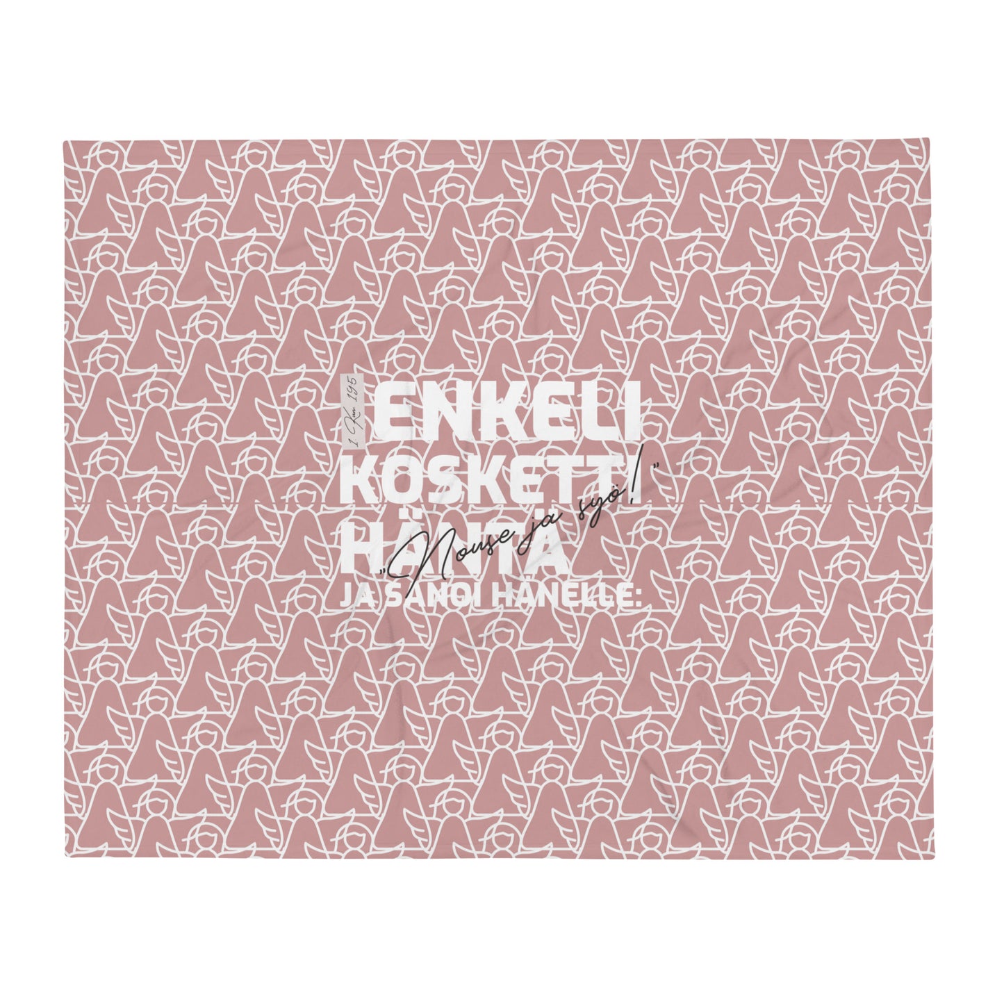 Enkeli kosketti häntä -torkkupeitto