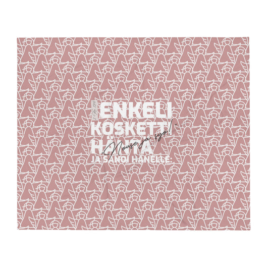 Enkeli kosketti häntä -torkkupeitto